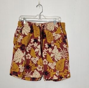 CPO Provisions Floral Print Board Swim Shorts Size L